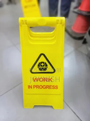 Work on Progress Caution Sign