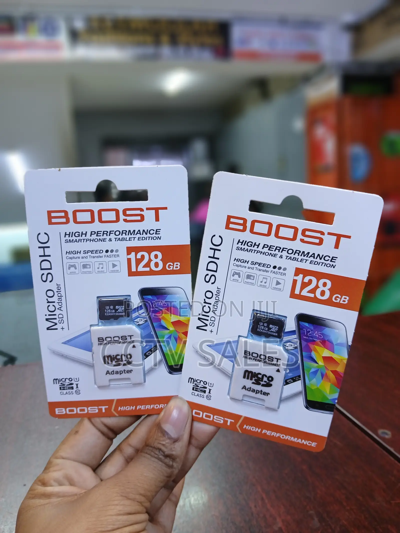 Boost Memory Card 128gb +Sd Adapter
