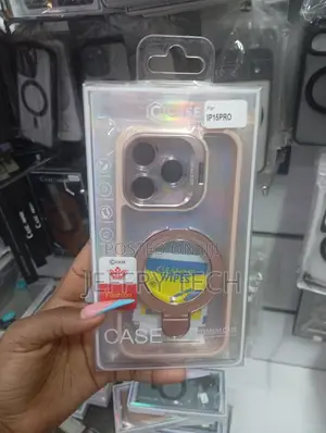 Transparent MagSafe Magnetic Ring Phone Casefor the iPhone 15 Pro