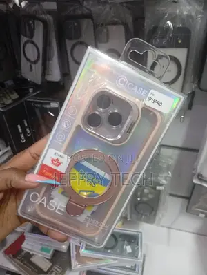 Transparent MagSafe Magnetic Ring Phone Casefor the iPhone 15 Pro