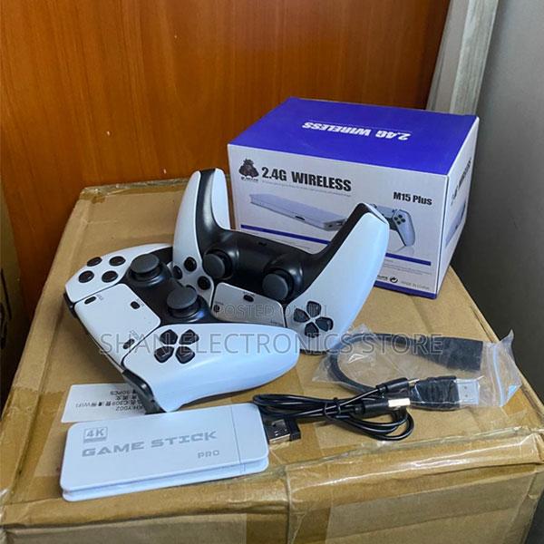 2 Wireless Controllers M15 Retro Game Console Stick – Classic Games