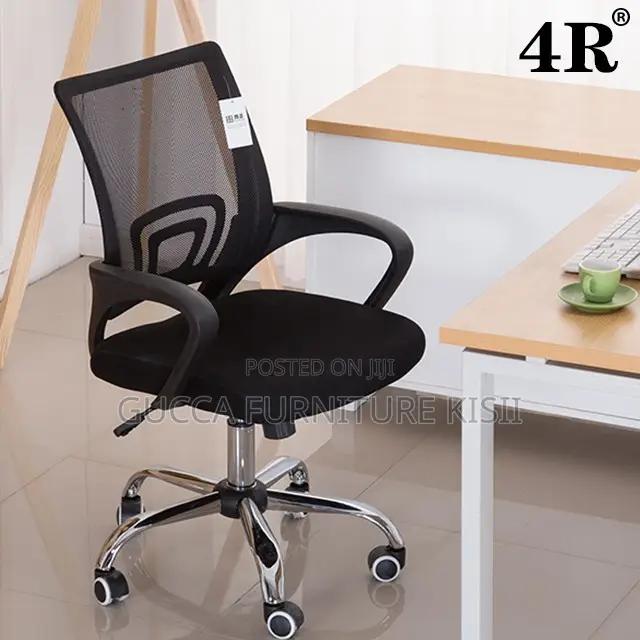 Office Chair; Clerical Medium-Back Mesh Office Chair