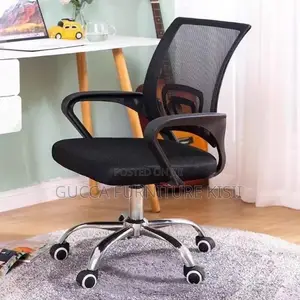 Office Chair; Clerical Medium-Back Mesh Office Chair