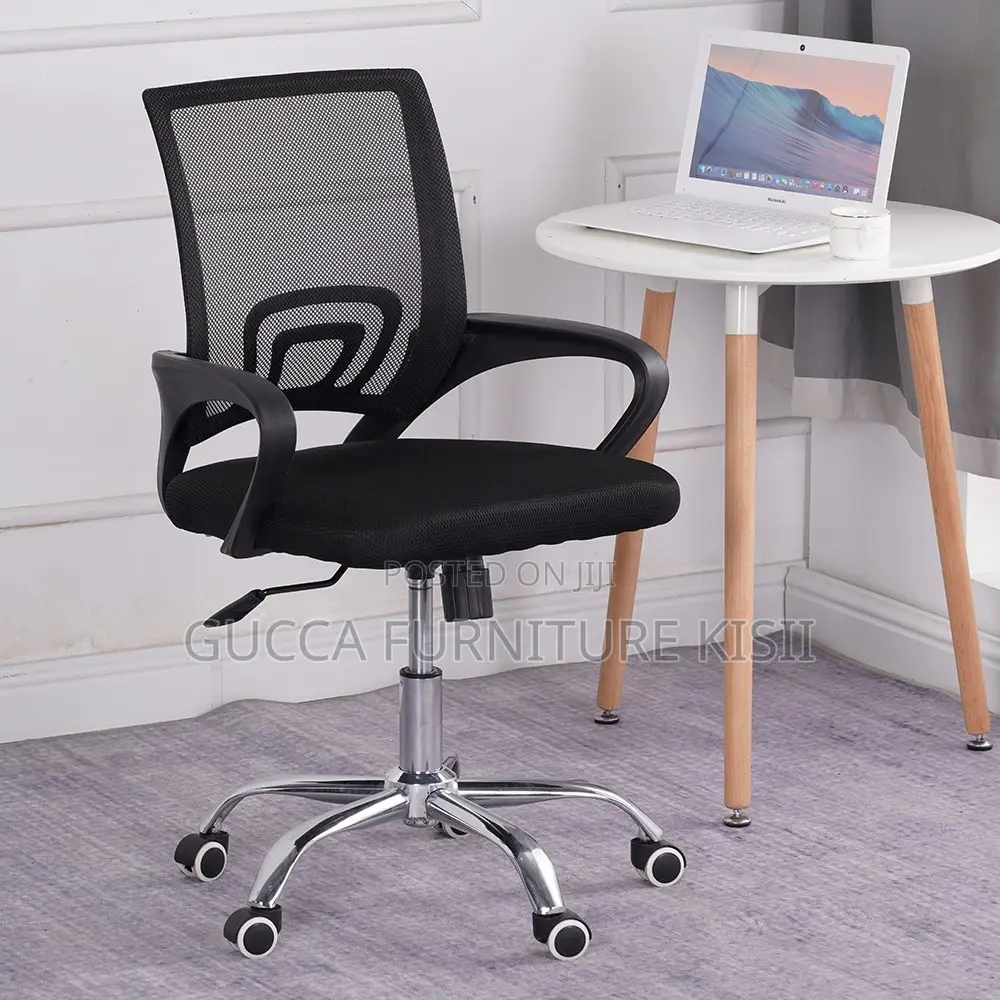Office Chair; Clerical Medium-Back Mesh Office Chair