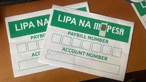 A4 Paybill Buy Goods Payment Stickers