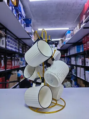 6pc Japanese Concise Mugs.