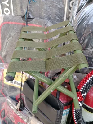 X Shaped Collapsible Cross Legs Camping Stool for Easy Folding