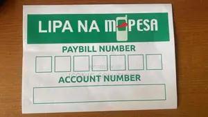A4 Paybill Buy Goods Payment Stickers