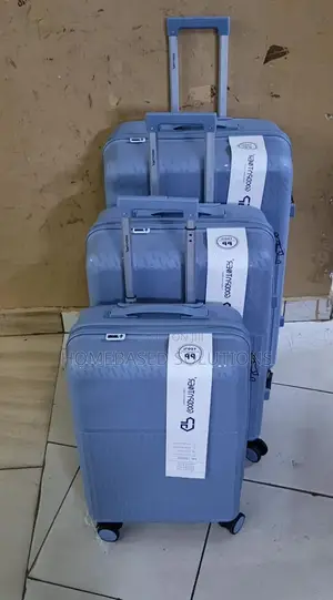 3 in 1 Rubber Suitcase With Wheels