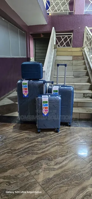 4 in 1 Rubber Suitcases With Wheels