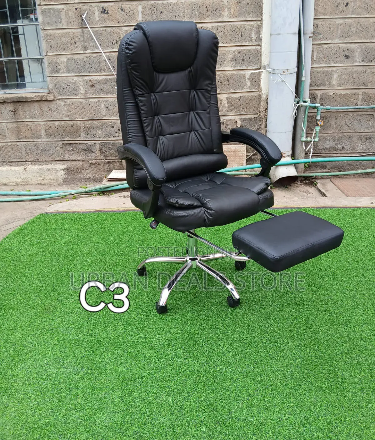 Managerial Boss Executive Office Chair With Footrest