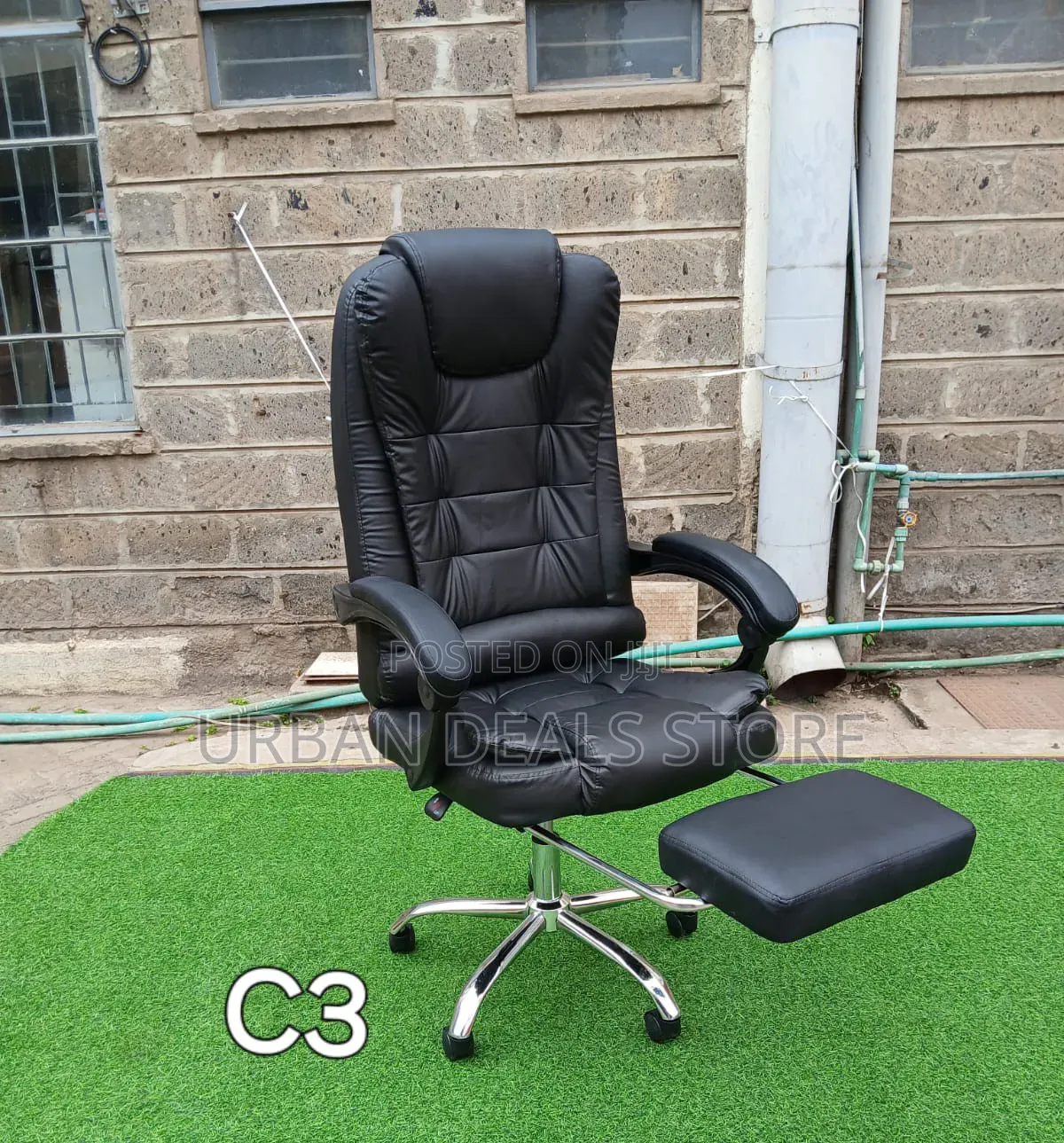 Managerial Boss Executive Office Chair With Footrest