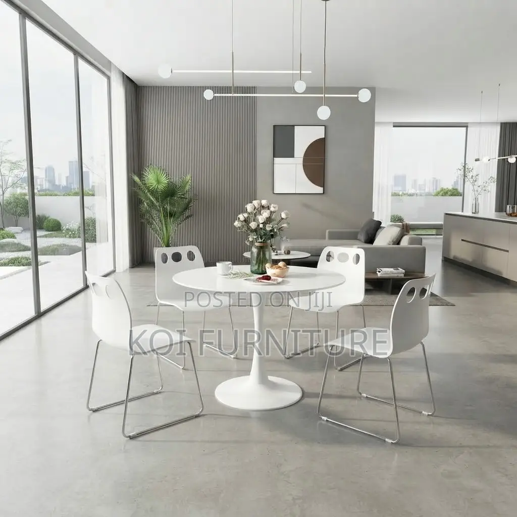 Coffee Table; Marble Round Home Dining Coffee Table