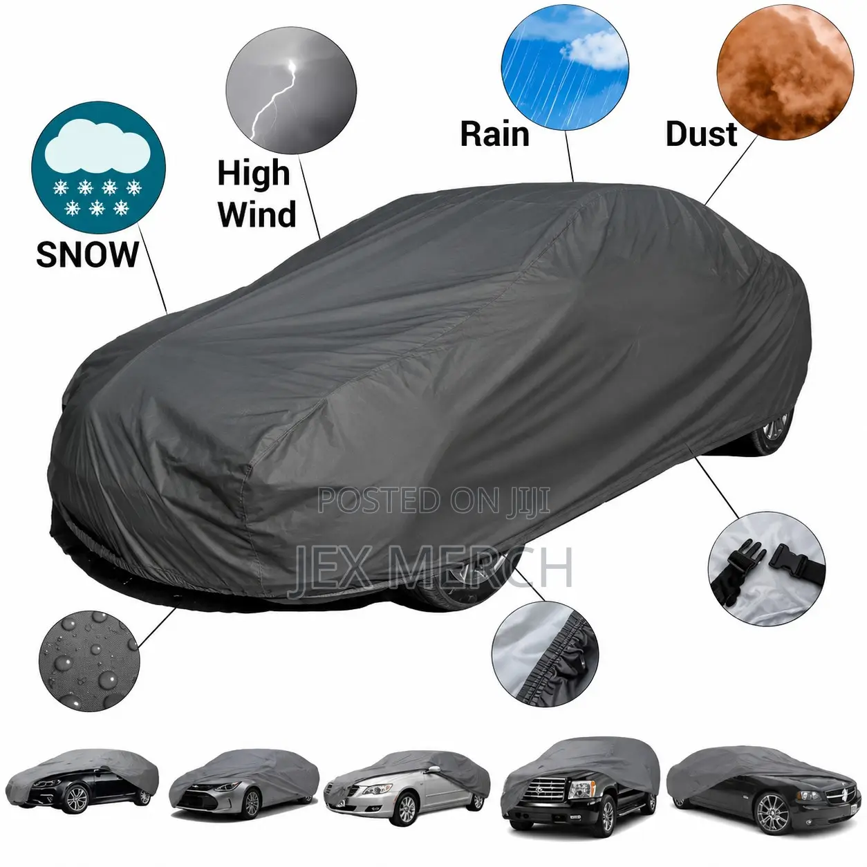 Car Cover for Sale- Universal Fit Size L