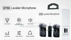 Wireless Microphone QY66 - Lavalier Microphone Set