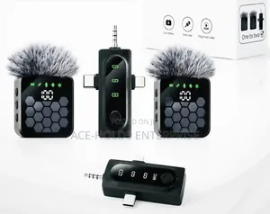 Wireless Microphone QY66 - Lavalier Microphone Set