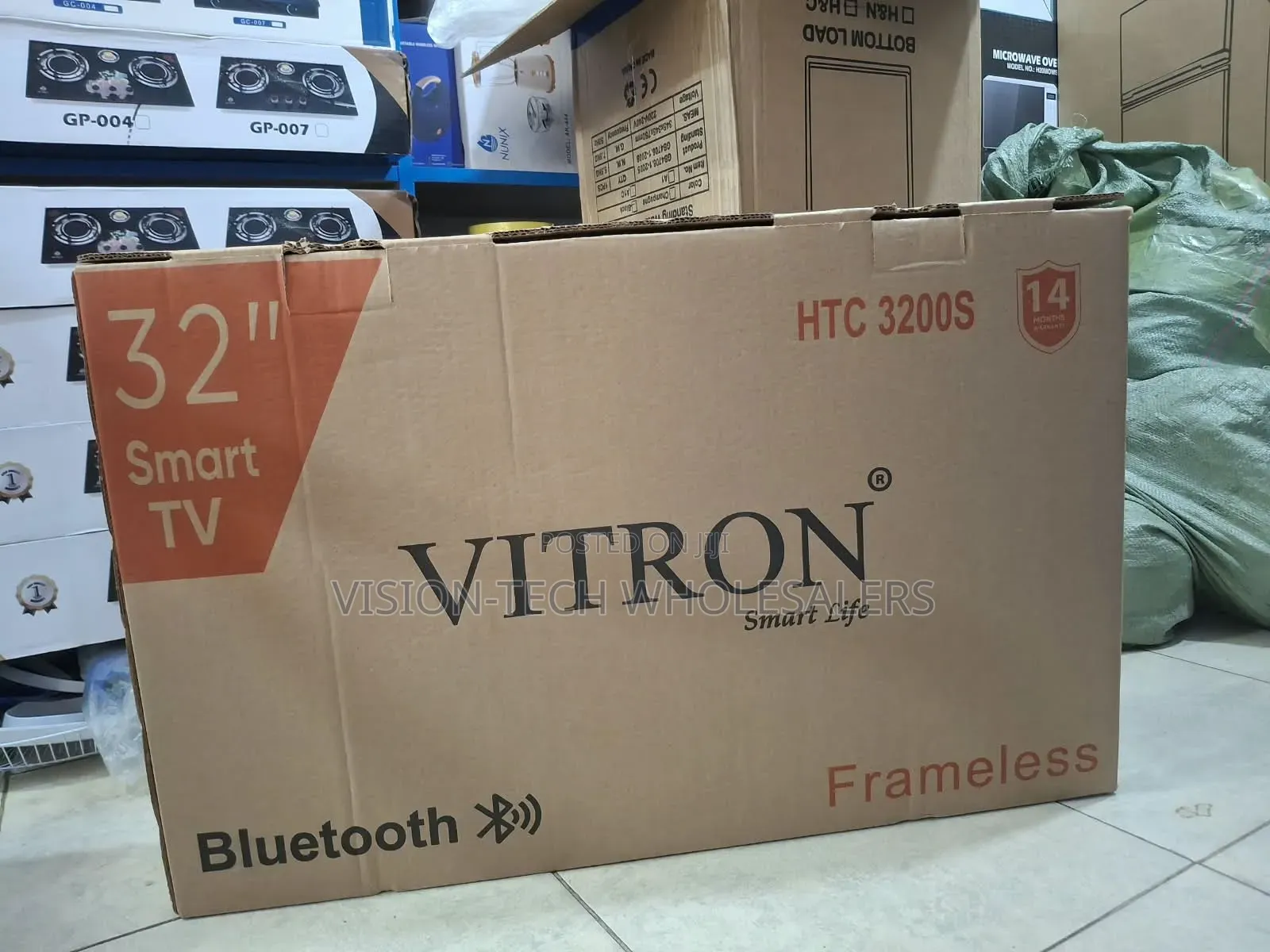 Vitron 32′′ Smart Android Frameless With Bluetooth TV