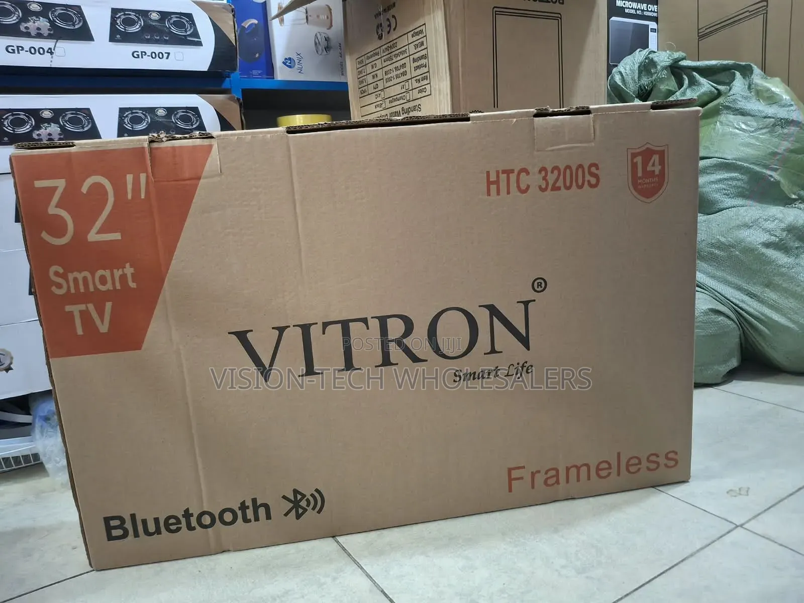 Vitron 32′′ Smart Android Frameless With Bluetooth TV