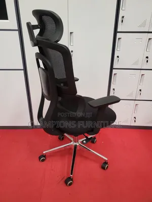 The Vantage Black Orthopedic Office Chair