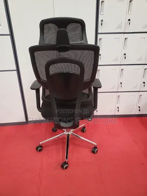The Vantage Black Orthopedic Office Chair