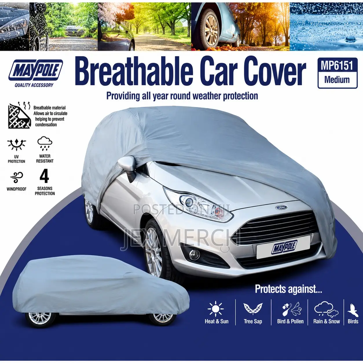 Size L Car Cover for Sale- Superior All-Season Protection