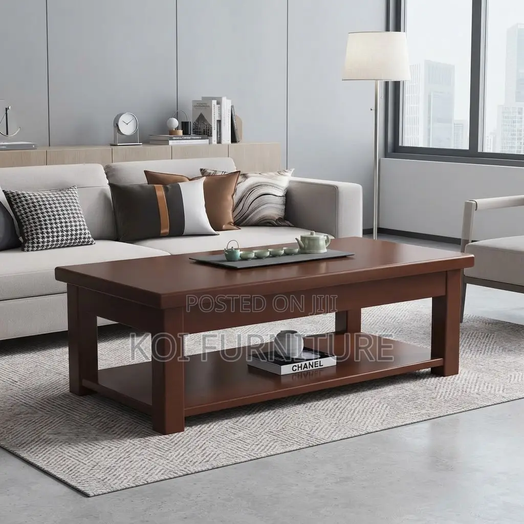 Coffee Table; Mahogany Executive Home Office Solution Coffee Table