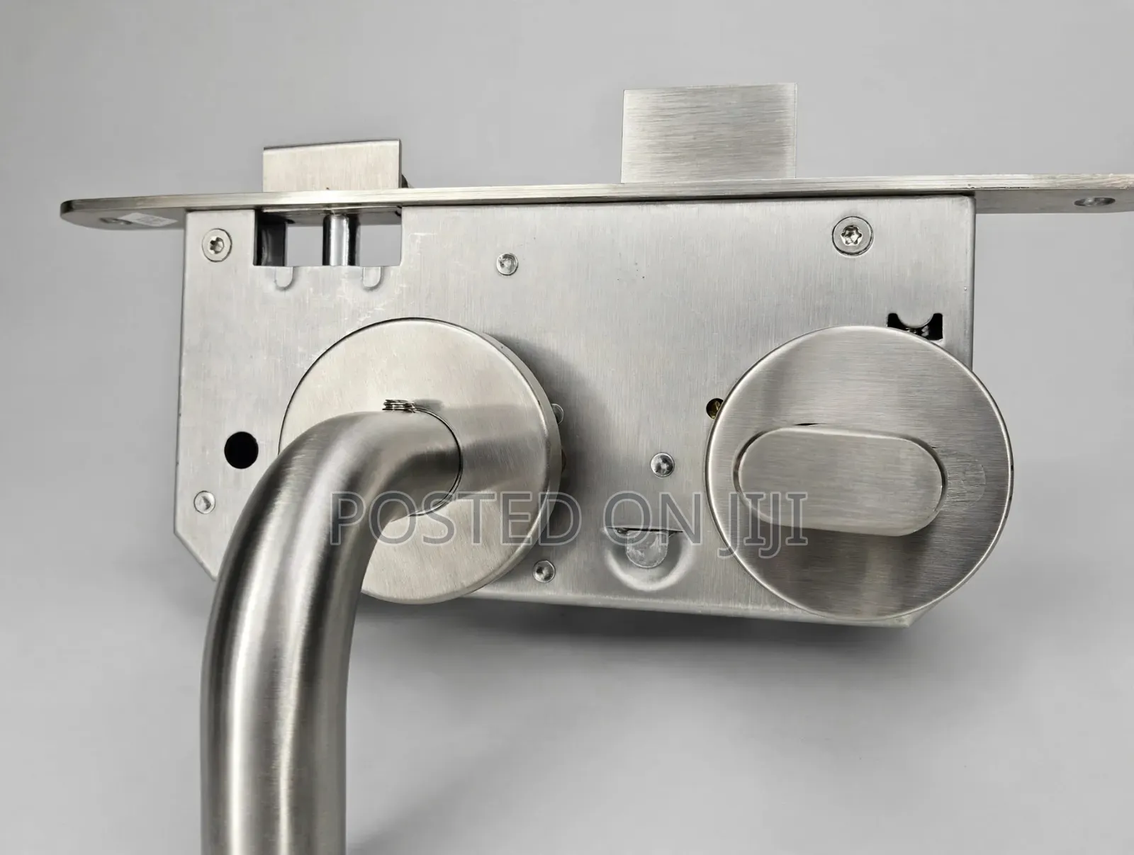 Stainless Steel Mortise Door Lock Set With Thumb-Turn Privacy Lock