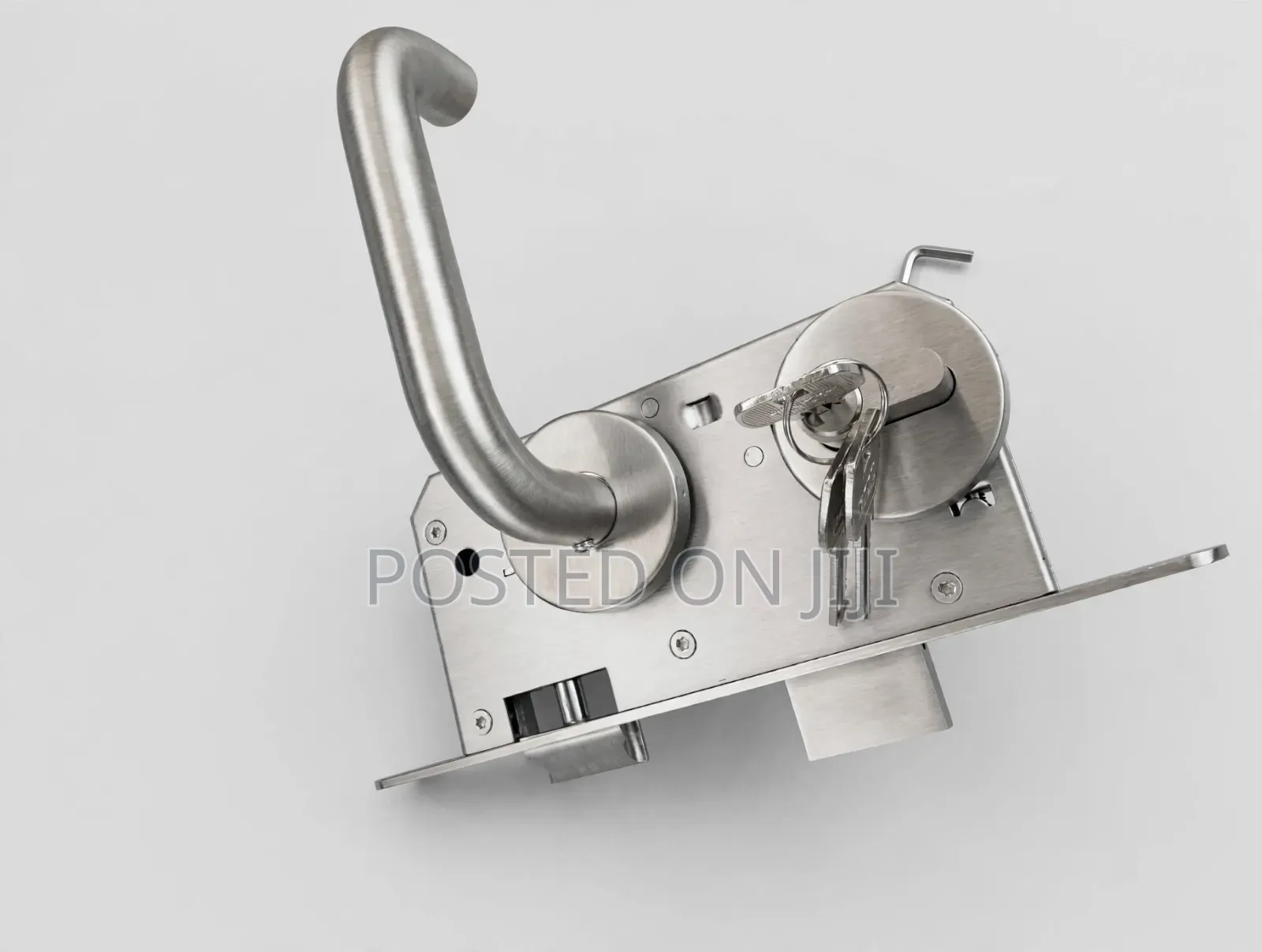 Stainless Steel Mortise Door Lock Set With Thumb-Turn Privacy Lock