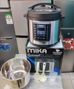 Mika Electric Pressure Cooker 6litres Stainless Steel Pot