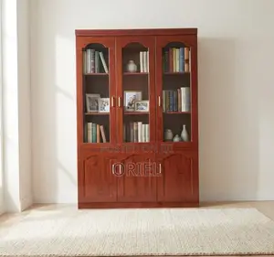 Office Cabinet : Executive 3 Door Mahogany Cabinet