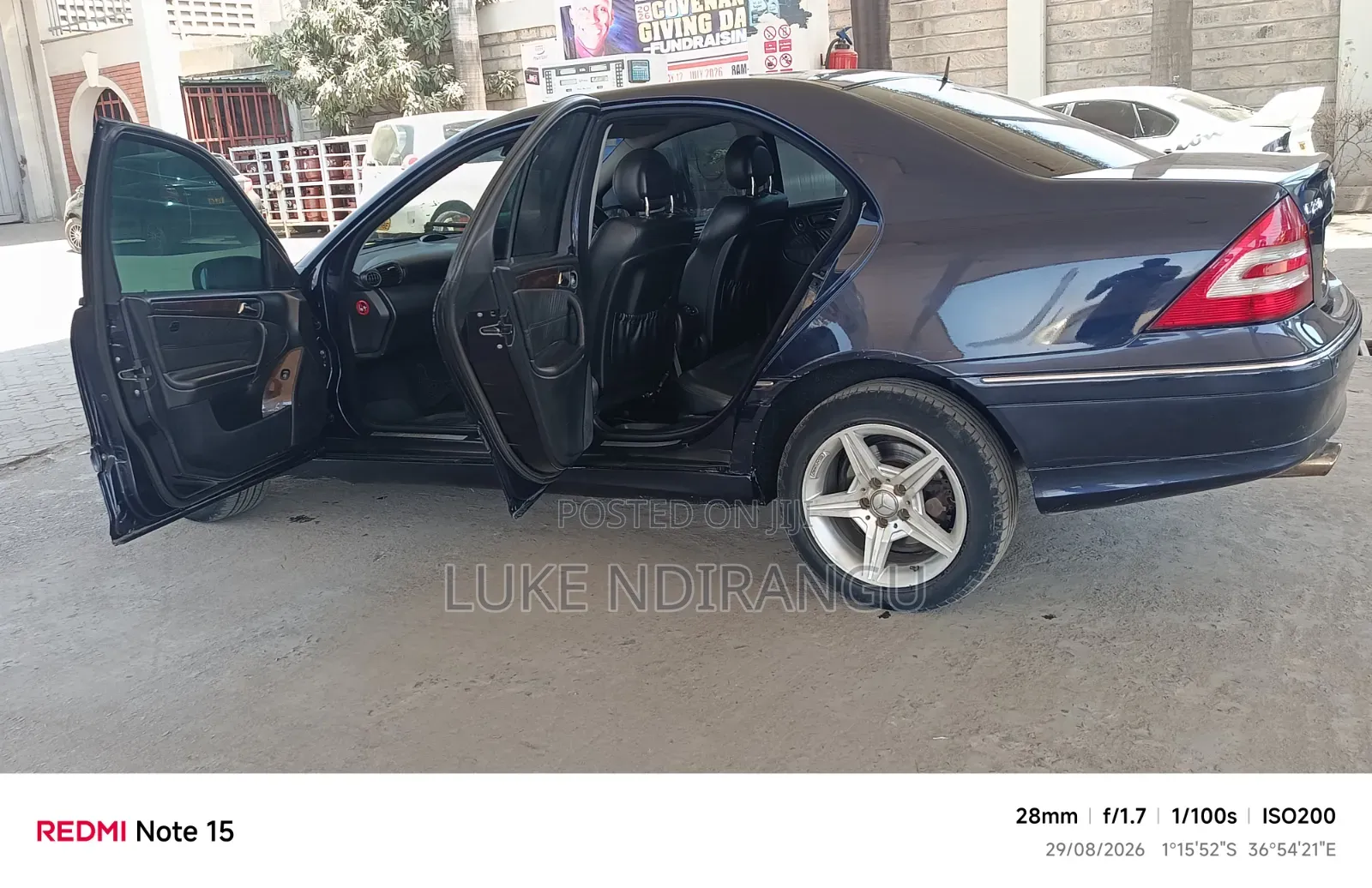 Mercedes-Benz C230 2005 Black