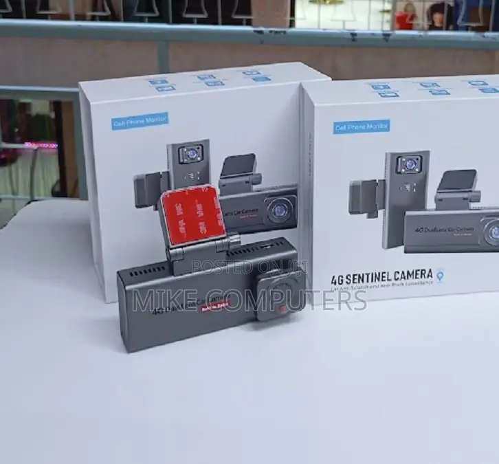 4G Sentinel Dual Lens Dashcam Ubox Pro Vehicle Camera