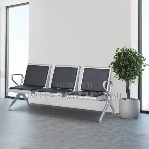 Waiting Bench; 3 Link Padded Visitor Bench