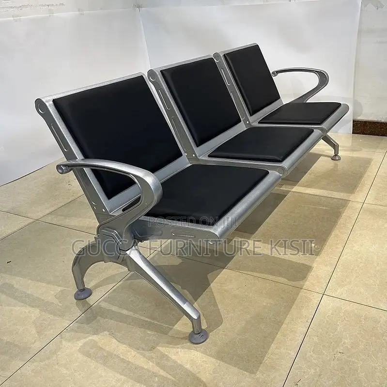 Waiting Bench; 3 Link Padded Visitor Bench