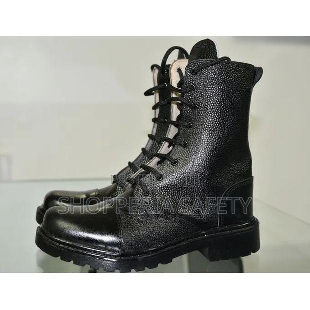Leather Security Boots