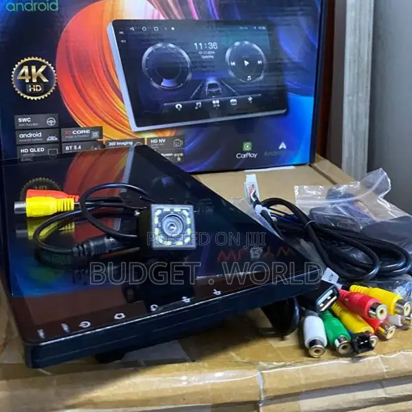 Advanced 9-Inch Android Car Screen4GB RAM,64GBStorage & Reverse Camera
