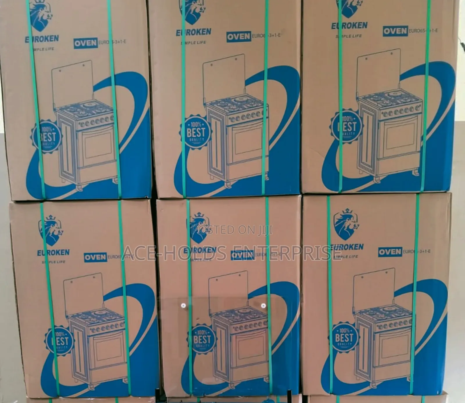 60×65 Euroken 3+1 Standing Cooker With Electric Oven - Model: EURO65