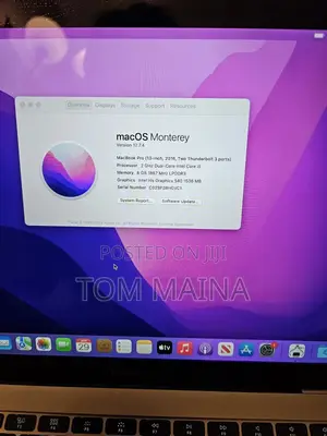 Laptop Apple MacBook Pro 8GB Intel Core i5 SSD 256GB