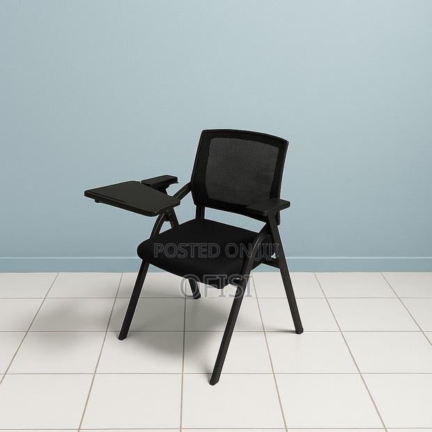 Office Chair; Foldable Training Table With Writing Pad