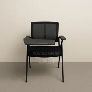 Office Chair; Foldable Training Table With Writing Pad