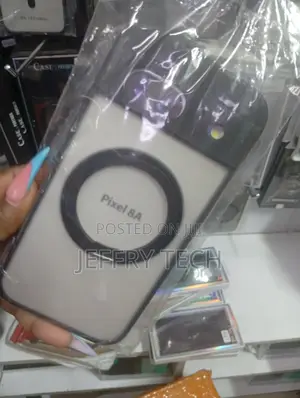 Matte Phone Case With a Magnetic Ring Stand for the Google Pixel 8A