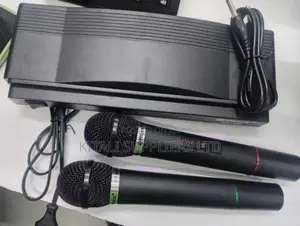 Omax Wireless Microphones (Dual Handheld Mics) - Brand New