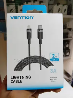 Vention USB-C to Lightning Fast-Charging Cable Box 2-Meter (6.6 Ft)