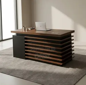 Office Desk :  Brown Office Desk