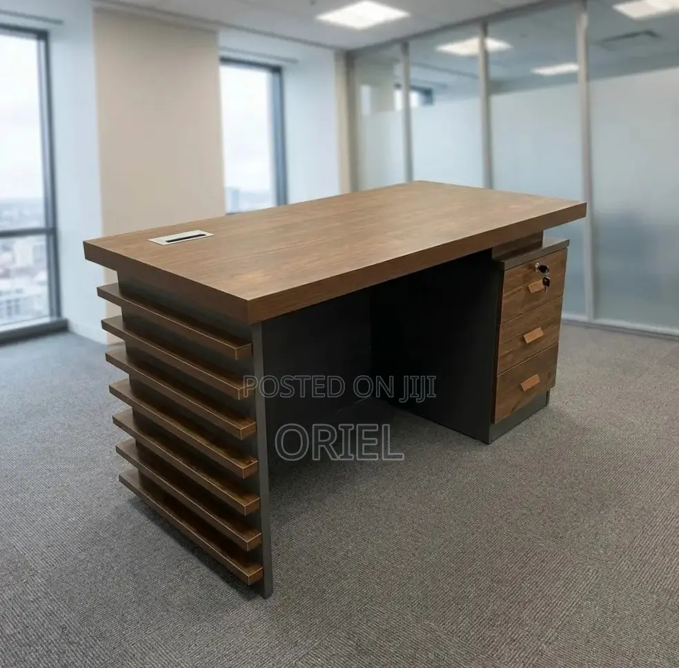 Office Desk :  Brown Office Desk