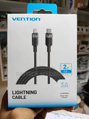 Vention USB 2.0 Type‐C Male to Lightning Male 3A Charging Cabl - 2M