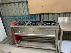 Commercial 3 Burner Gas Cooker 1400 X 550mm