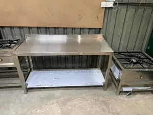 Stainless Steel Table Top With Undeshelf