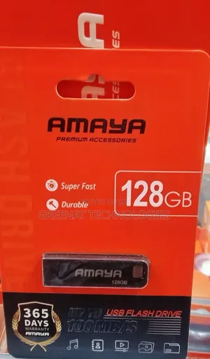 Amaya Premium Accessories 128GB USB Flash Drive Super Fast Up 100mb/S