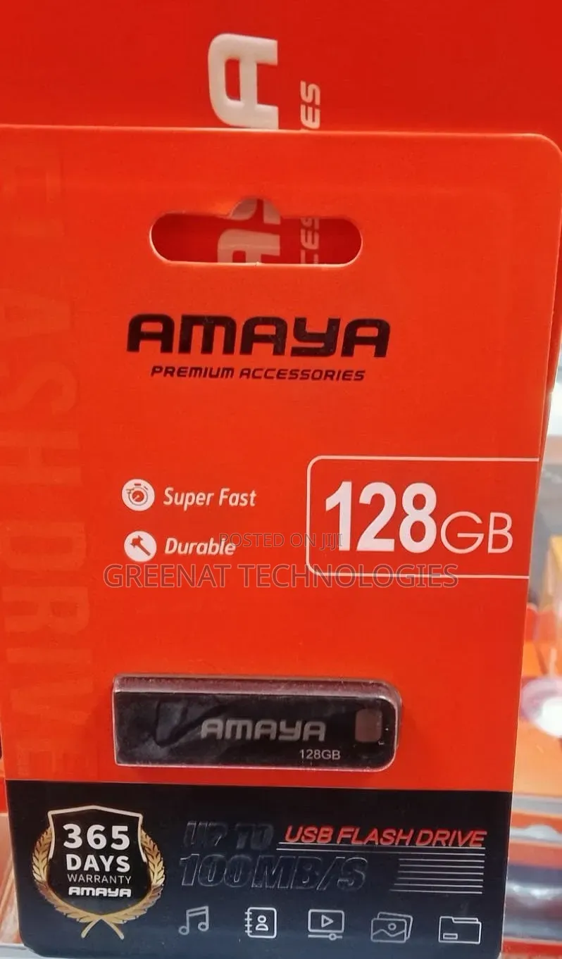 Amaya Premium Accessories 128GB USB Flash Drive Super Fast Up 100mb/S